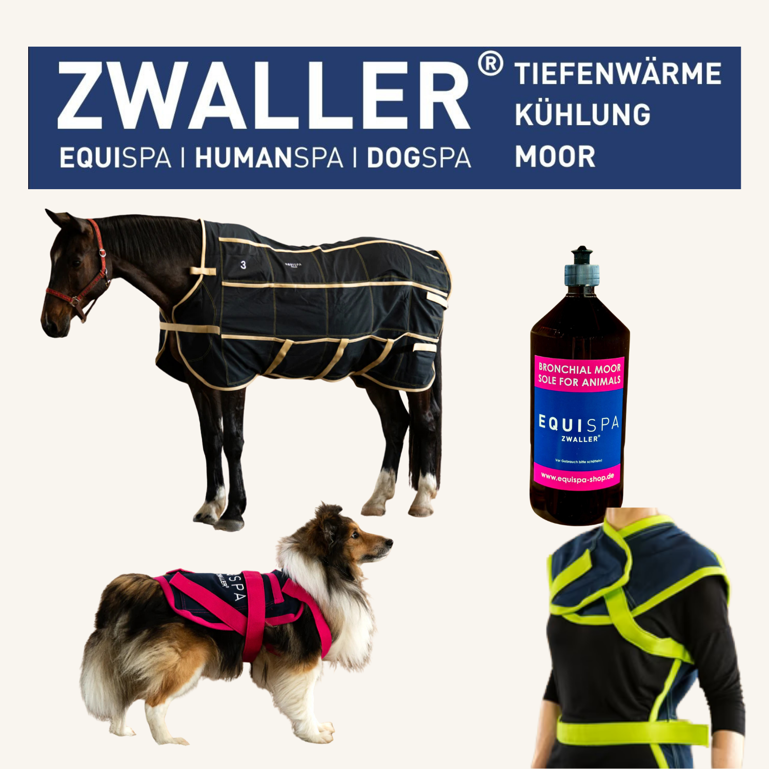 EQUISPA ZWALLER® – Tiefenwärme & Moor für Pferde | imFUTTERSACK