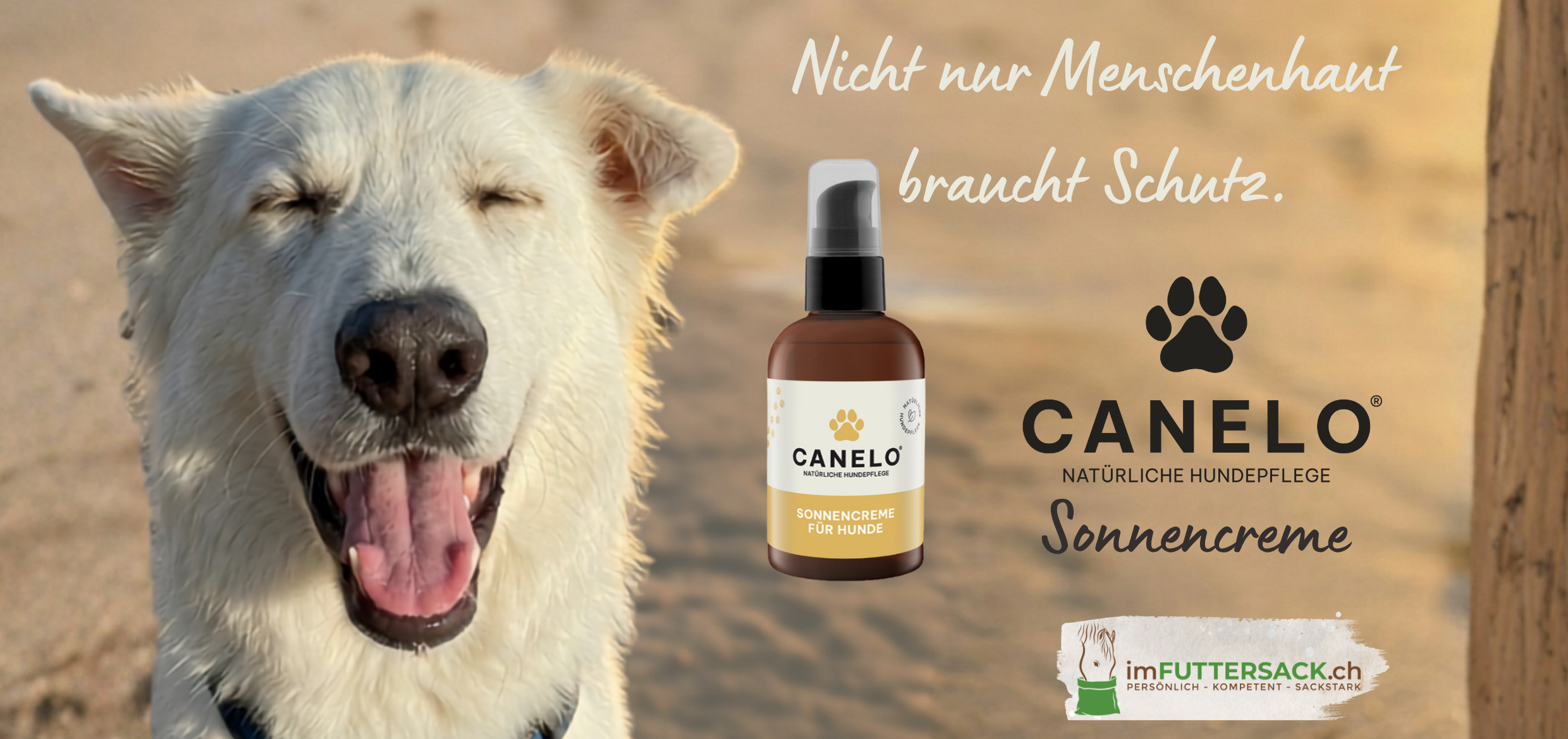 Canelo Sonnencreme für Hunde in der Schweiz imFUTTERSACK.ch