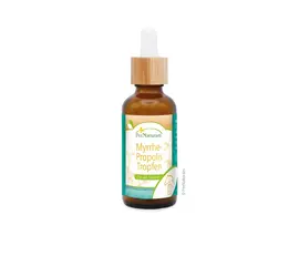 PerNaturam Myrrhe-Propolis-Tropfen zur Pflege der Schleimhäute, mit Harzen von Myrrhe und Propolis. Keimhemmenden und Pilzabwehrenden.  Jetzt bei imFUTTERSACK in der Schweiz bestellen.