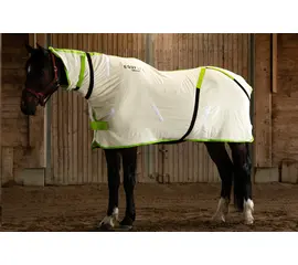 EQUISPA Zwaller Bademantel mit Halsteil