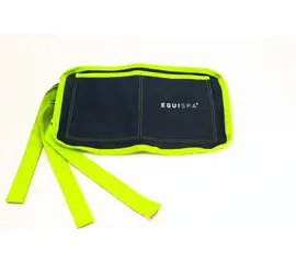 EQUISPA ZWALLER 2-Taschen Beinelement gross für Pferde grün