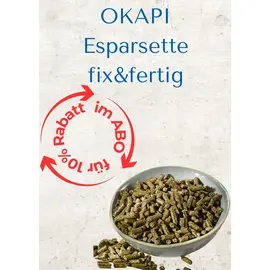 OKAPI Fix&Fertig Esparsette im Abo für 10% Rabatt 15kg jeden Monat