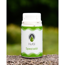 Umfassendes Hufpflegeöl bei vielfältigen Hufproblemen – das stärkste Produkt im Sortiment, 100ml. Bei imFUTTERSACK in der Schweiz bestellen.