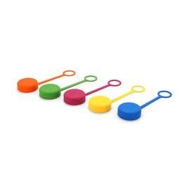 Farbiges Deckelfix-Set 5 Stück für Mesh-Verneblereinheiten – ab Schweizer Lager auf imFUTTERSACK.ch