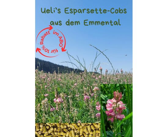 Ueli`s Esparsette-Cobs 20kg im Abo