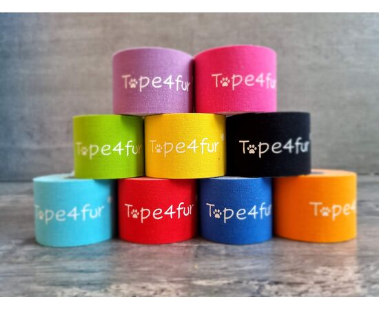 Tape4Fur® Kinesiologisches Tape Medium 5cm Black | imFUTTERSACK