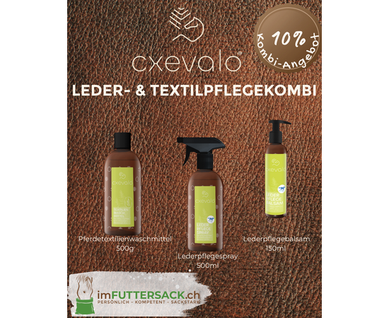 CXEVALO Leder- & Textilpflegekombi – 3er-Set | imFUTTERSACK
