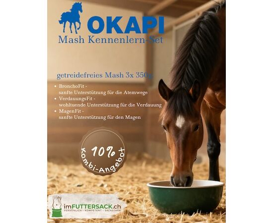 OKAPI getreidefrei Mash Kennenlern-Set imFUTTERSACK.ch