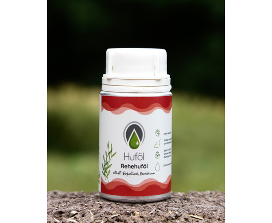 Hufpflegeöl für Pferde mit Rehehuf – 100% natürlich & pflanzlich, unterstützt das Hufhorn, 250ml. Bei imFUTTERSACK in der Schweiz bestellen.